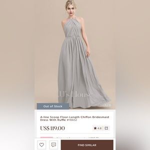 JJ’s house dress- silver